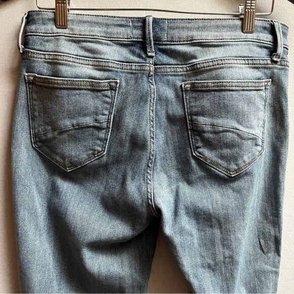 DRIFTWOOD Gray Straight Leg Jeans with Embroidered Detail - Picture 8 of 16